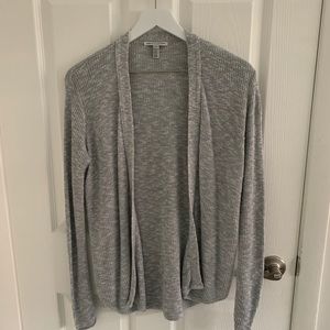 Gray waffle cardigan